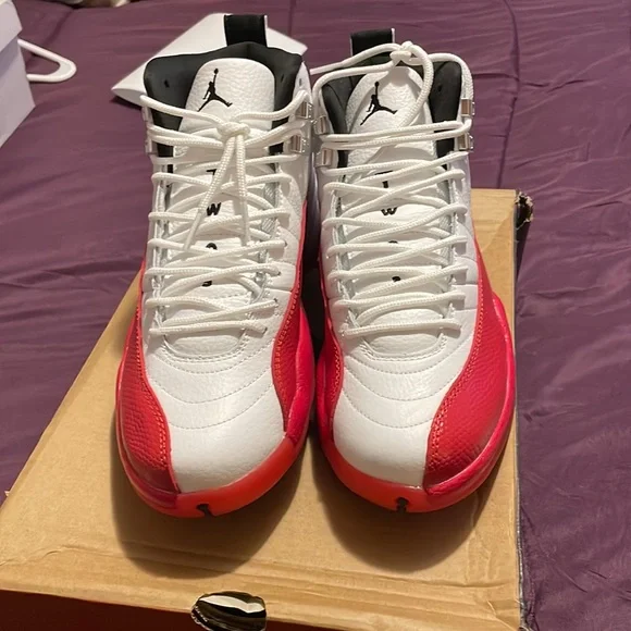 Air Jordans #12  size 7 seven . Brand new never worn. $200.00 NEW Nike Air Jordan 7 Retro Black Olive Size 12.5, 11.5  main image 2